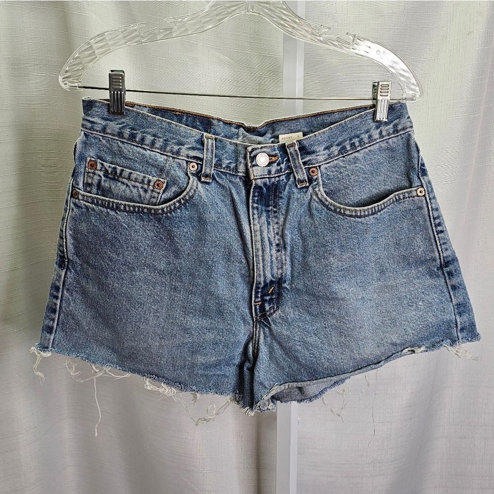 Levi's 90s Vintage 550 Relaxed Fit Denim Shorts Size 33